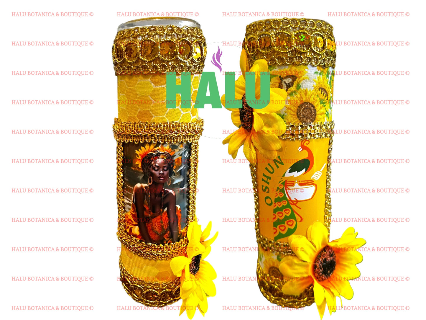 Oshun Candle/ Vela para Oshun/ Santeria