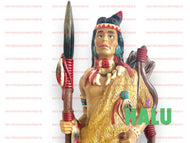 12” Indian Statue Lance/ Indio Aguila con Lanza Estatua