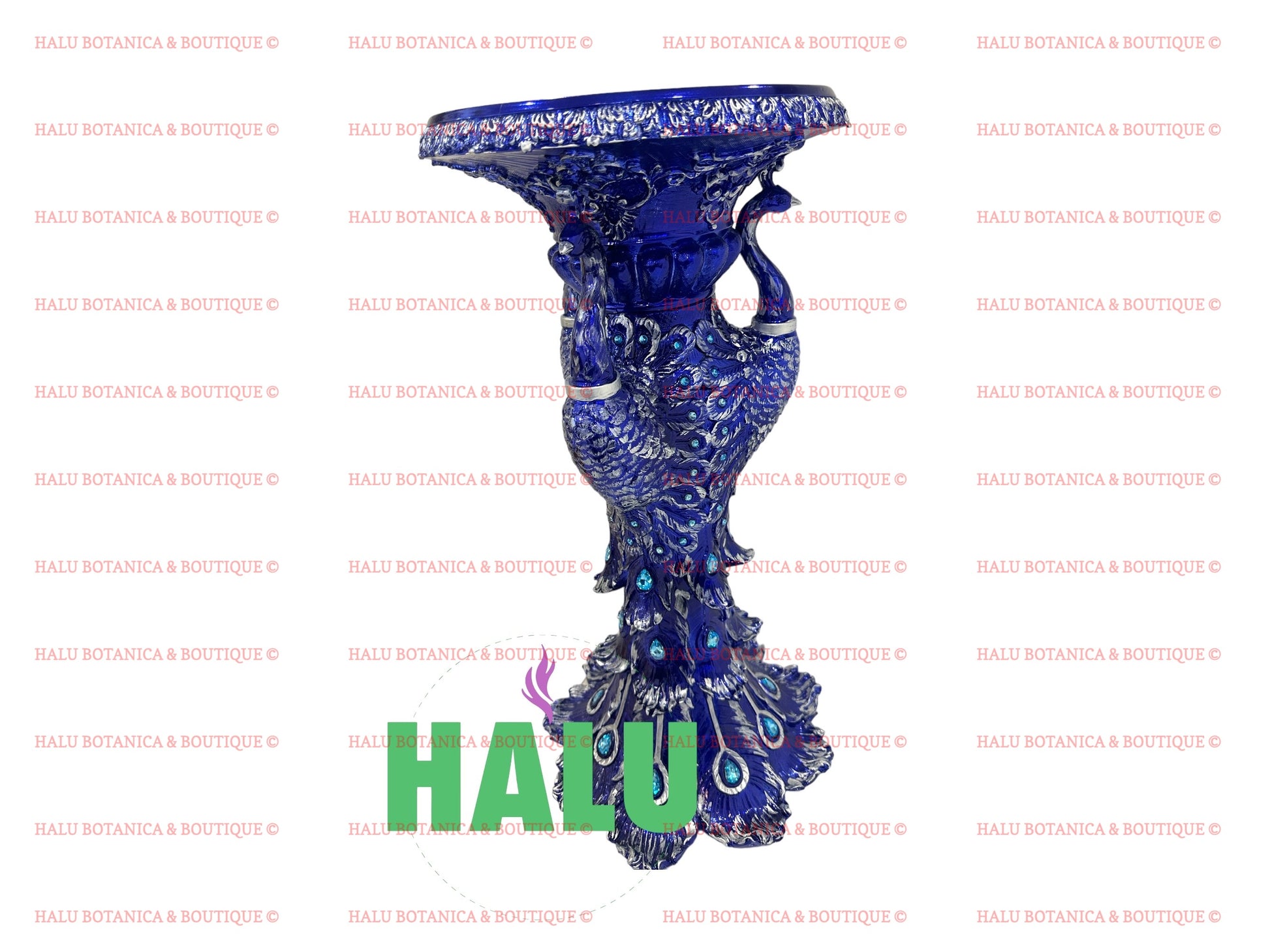 Pedestal Pavo Real Santos Orishas / Santeria Pedestal Moderno