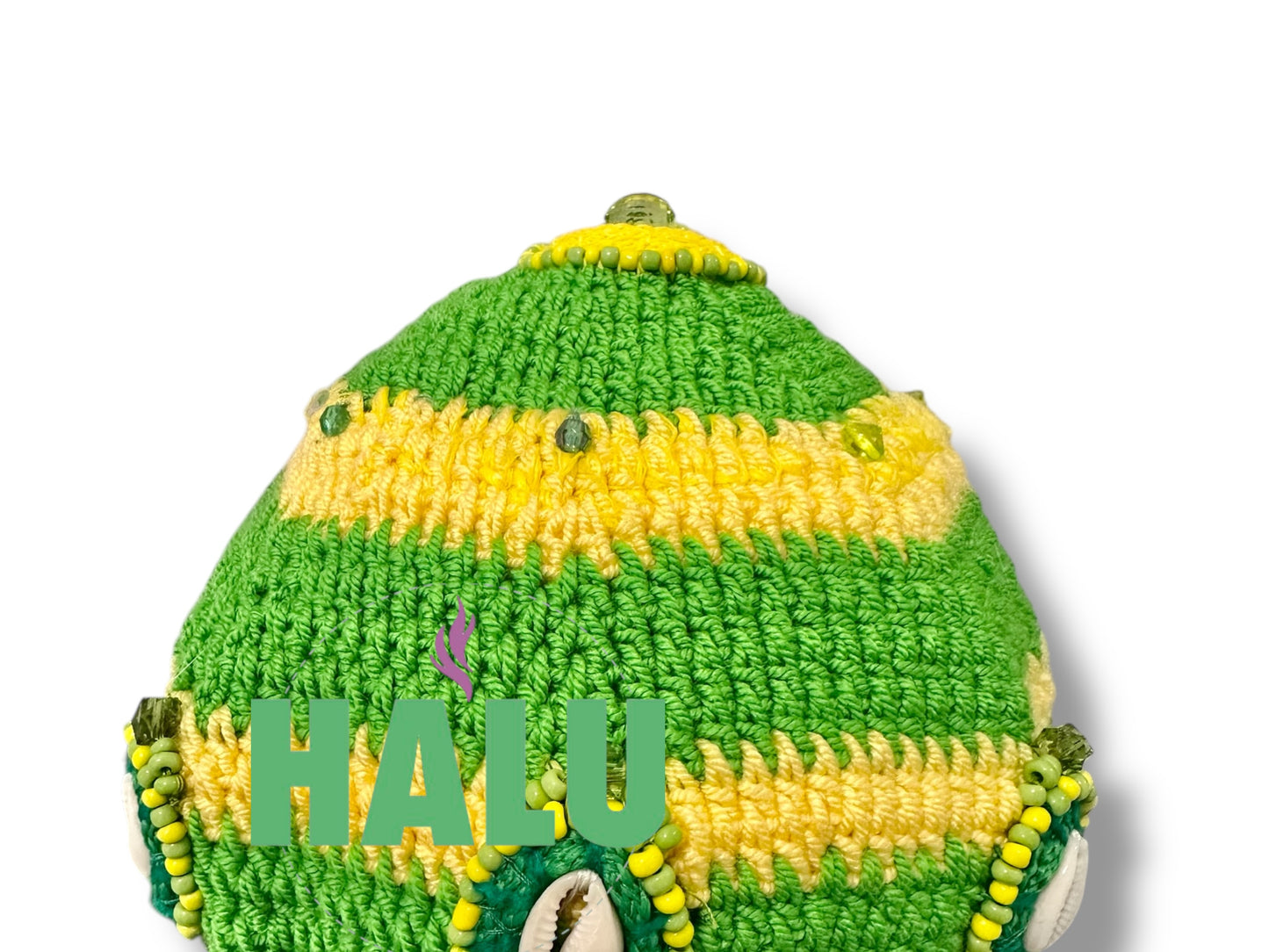 Knitted Orula Hat/ Gorro Orunmila Tejido / Santeria Osha