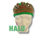 Knitted Orula Nigeriano Hat/ Gorro Orunmila Tejido / Santeria Osha