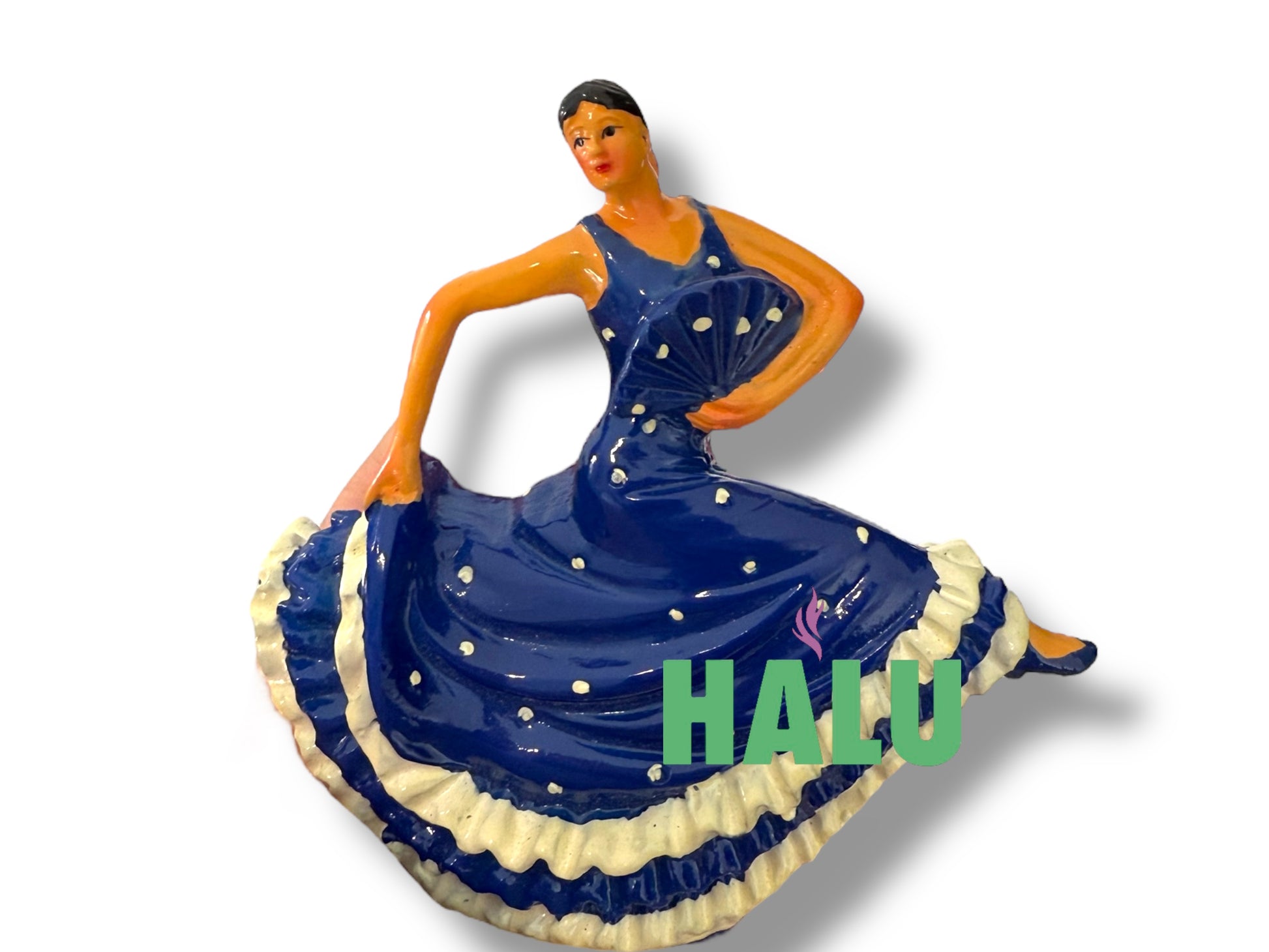 Muñeca Religiosa Gitana Bailarina/ Gypsy Religious Doll/ Santeria/ Espiritismo