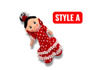 Muñeca Religiosa Gitana de Trapo/ Gypsy Religious Doll Clothe/ Santeria/ Espiritismo