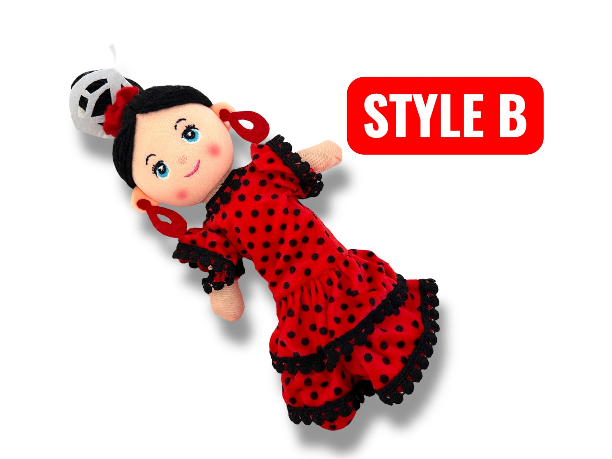 Muñeca Religiosa Gitana de Trapo/ Gypsy Religious Doll Clothe/ Santeria/ Espiritismo