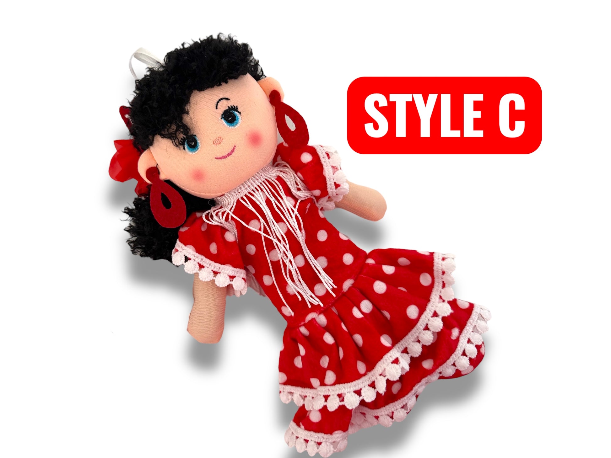 Muñeca Religiosa Gitana de Trapo/ Gypsy Religious Doll Clothe/ Santeria/ Espiritismo