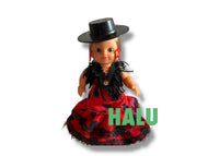 Muñeca Religiosa Gitana de Plastico/ Small Gypsy Religious Doll Plastic/ Santeria/ Espiritismo