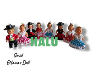 Muñeca Religiosa Gitana de Plastico/ Small Gypsy Religious Doll Plastic/ Santeria/ Espiritismo