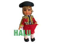 9.5” Muñeca Religiosa Gitana de Plastico/ Gypsy Religious Doll Plastic/ Santeria/ Espiritismo
