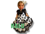 9.5” Muñeca Religiosa Gitana de Plastico/ Gypsy Religious Doll Plastic/ Santeria/ Espiritismo