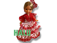 9.5” Muñeca Religiosa Gitana de Plastico/ Gypsy Religious Doll Plastic/ Santeria/ Espiritismo