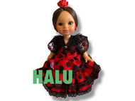 9.5” Muñeca Religiosa Gitana de Plastico/ Gypsy Religious Doll Plastic/ Santeria/ Espiritismo