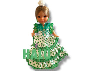 9.5” Muñeca Religiosa Gitana de Plastico/ Gypsy Religious Doll Plastic/ Santeria/ Espiritismo