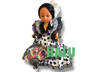12” Muñeca Religiosa Gitana con Abanico/ Gypsy Religious Doll with Fan/ Santeria/ Espiritismo