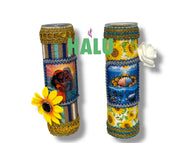 Oshun Yemaya Candle/ Vela para Oshun Yemaya Dos Aguas/ Santeria