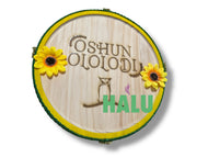 Tablero Madera Tallado Oshun Ololodi/ Santeria Orula IFA