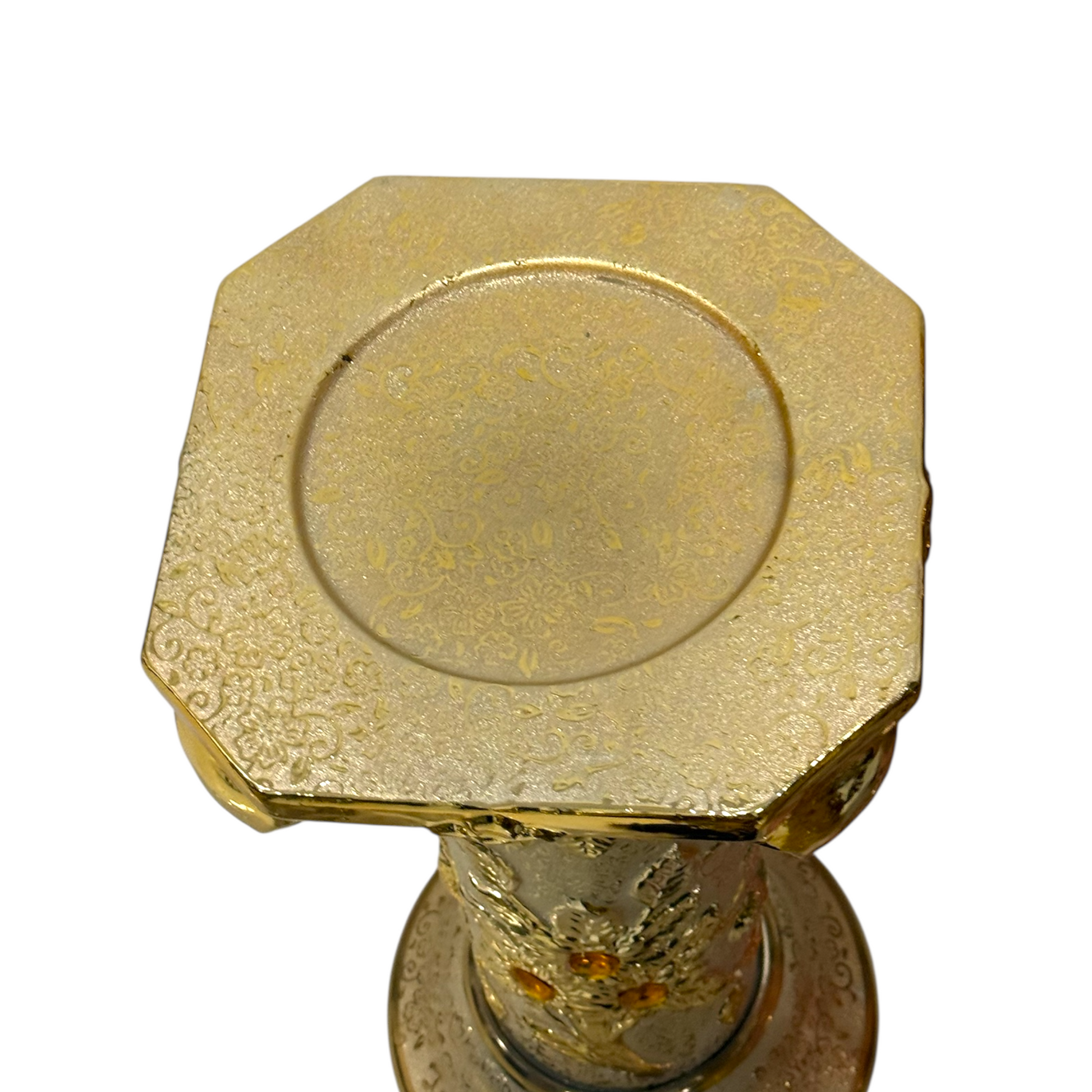 Pedestal Diseño de Flores/ Base De Porcelana Para Oshun
