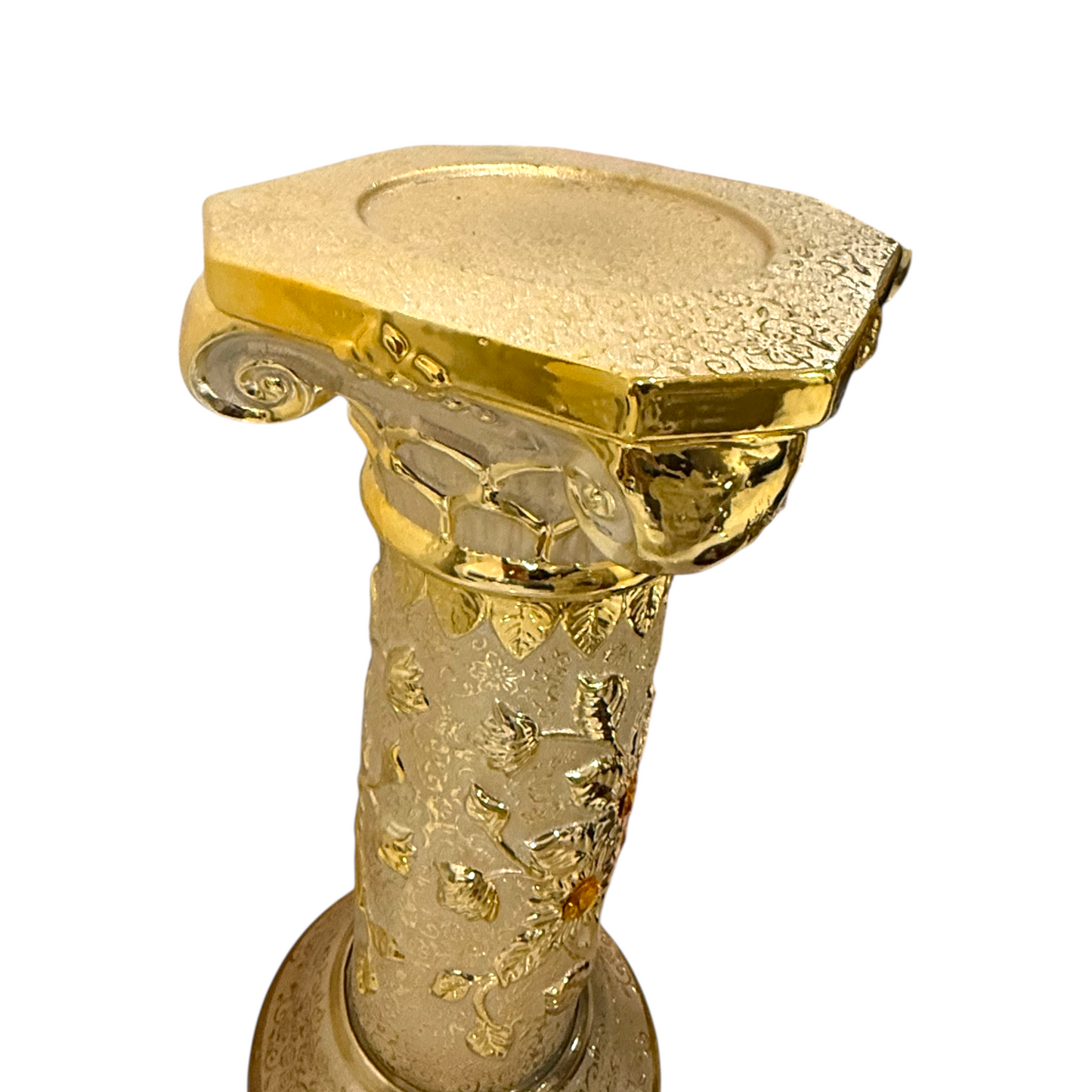 Pedestal Diseño de Flores/ Base De Porcelana Para Oshun