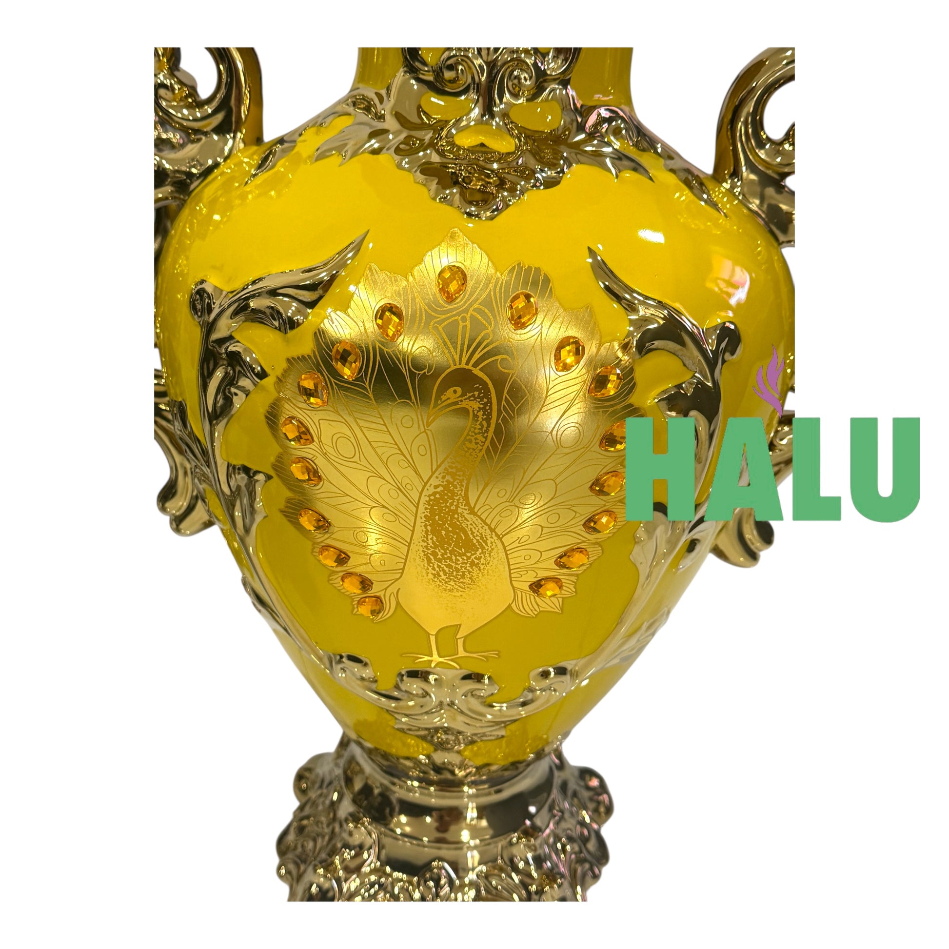 Potiche Sopera de Oshun con Diseño/ Ochun Tureen