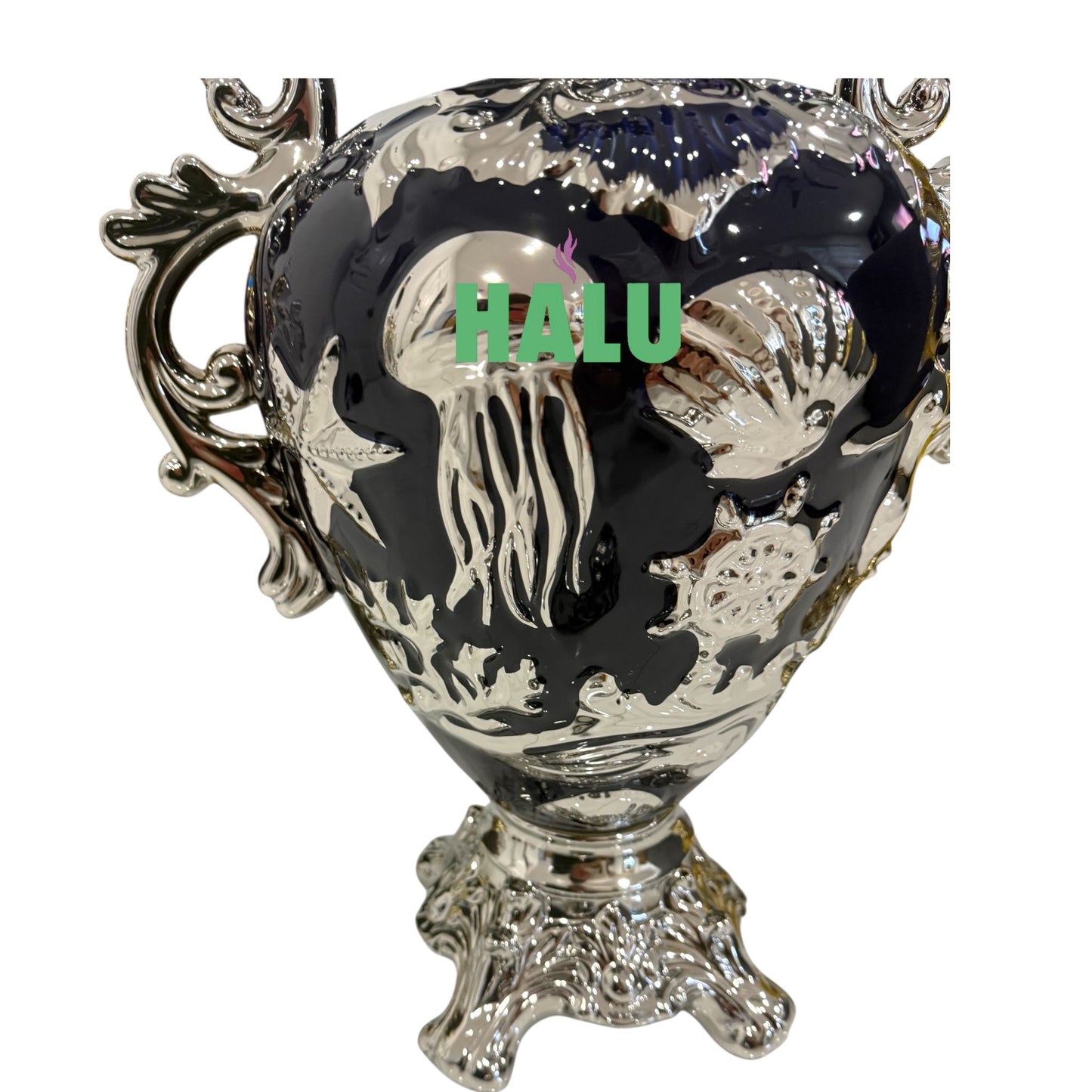 Potiche Sopera de Yemaya con Diseño/ Yemaya Tureen