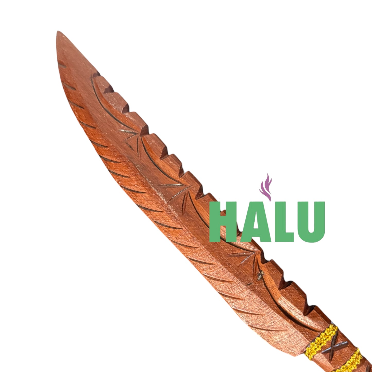 Shango Wood Axe & Sword/Hacha y Espada Set Madera/ Santeria IFA