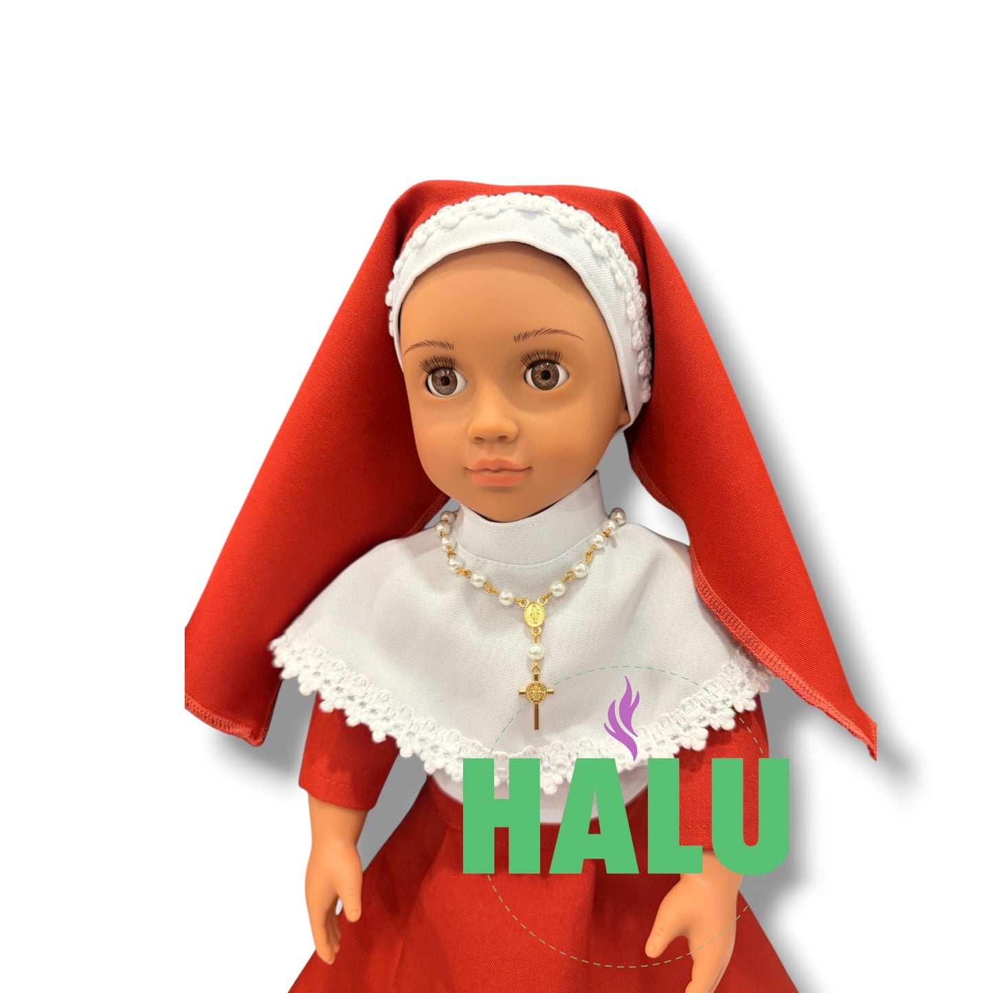 18” Nun Doll/ Monja Muñeca Elegante/ Santeria IFA