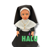 18” Nun Doll/ Monja Muñeca Elegante/ Santeria IFA