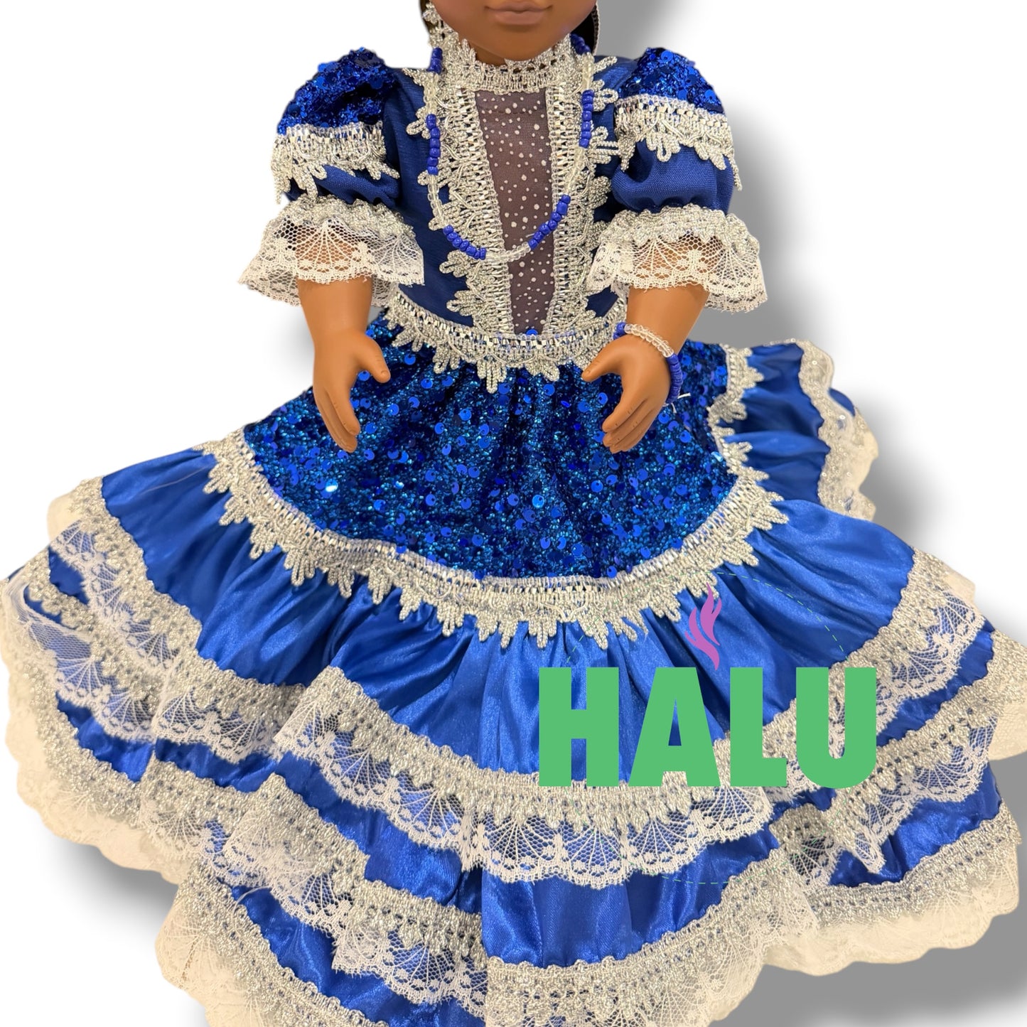 18” Muñeca Religiosa Yemaya/ Yemaya Religious Doll/Santeria