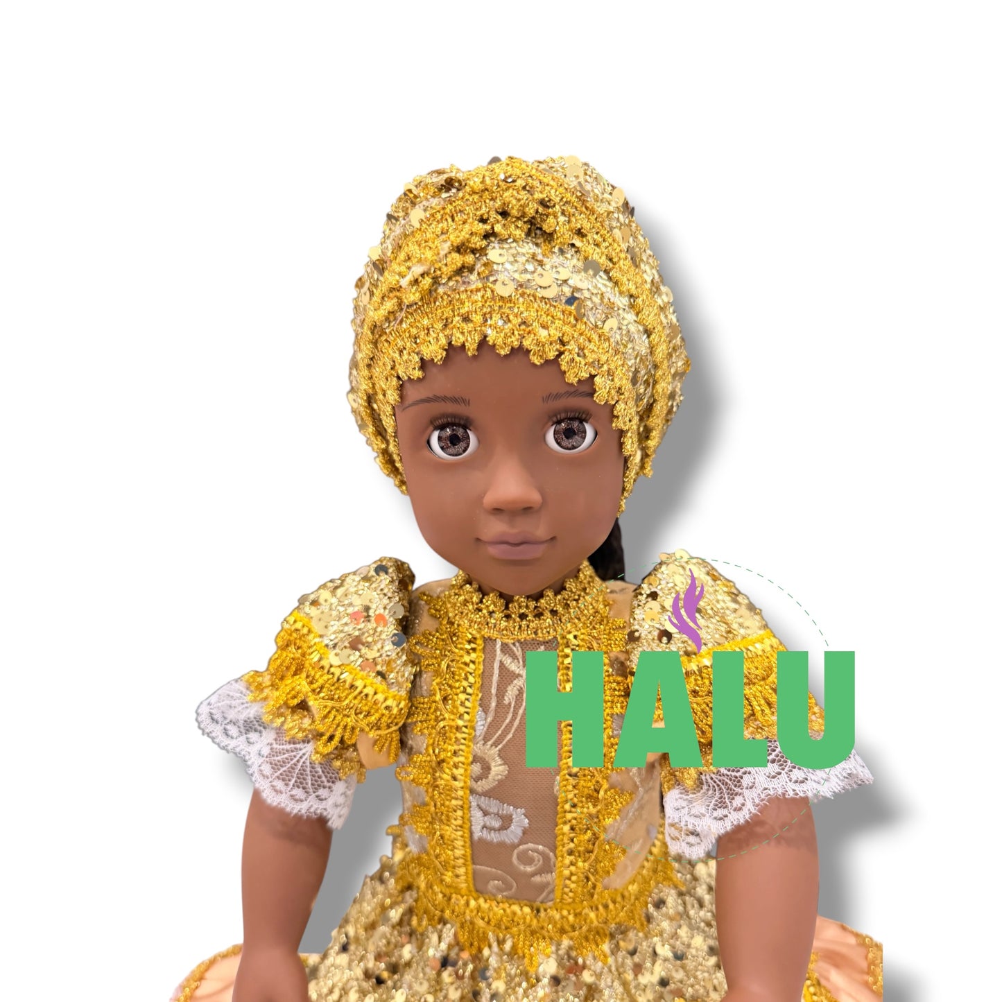 18” Muñeca Religiosa para Oshun/ Religious Doll for Ochun/Santeria