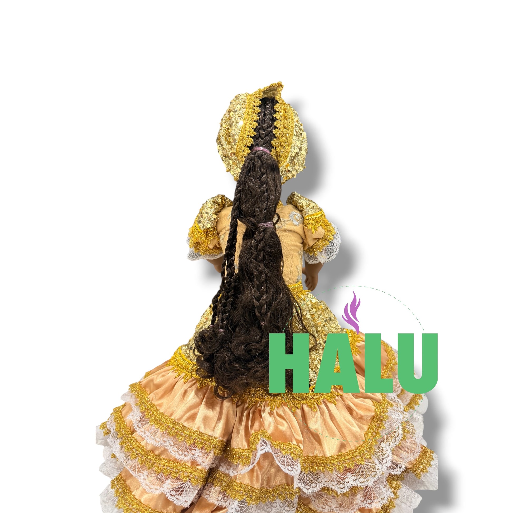18” Muñeca Religiosa para Oshun/ Religious Doll for Ochun/Santeria