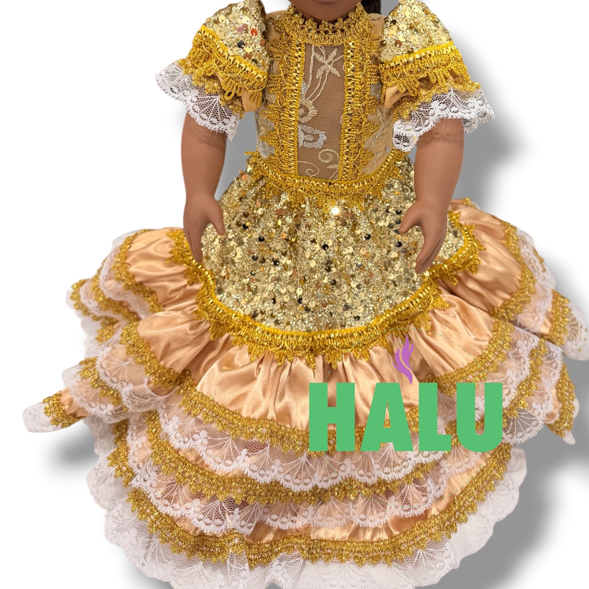 18” Muñeca Religiosa para Oshun/ Religious Doll for Ochun/Santeria