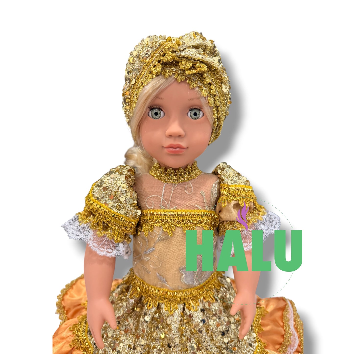 18” Muñeca Religiosa para Ochun/ Religious Doll for Ochun/Santeria