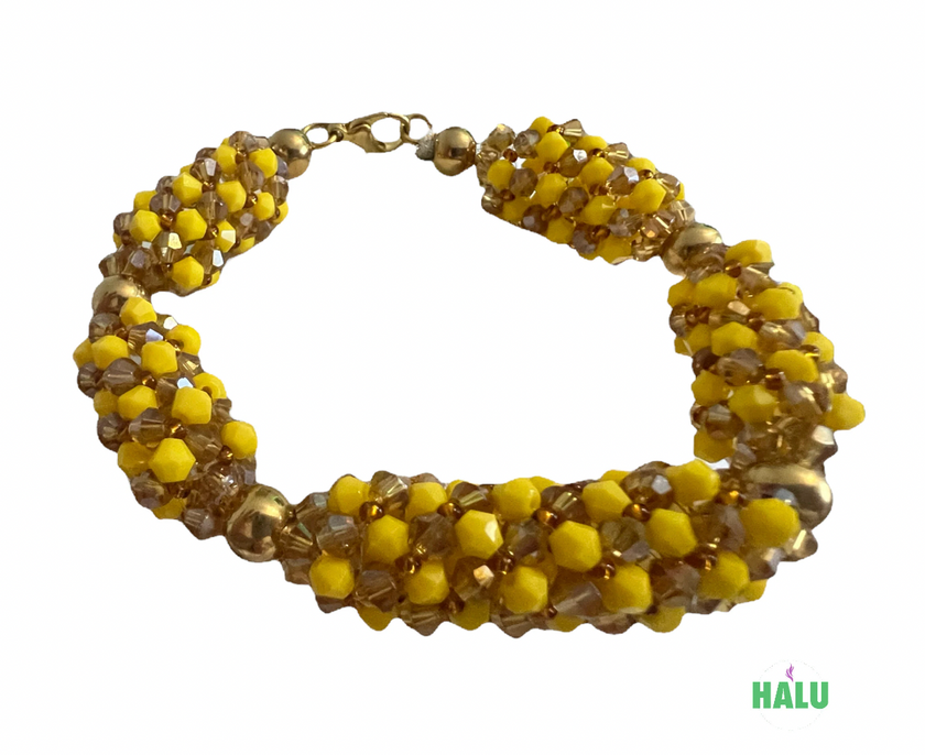 Ilde de Mazo Oshun/ Oshun Bracelet / Manilla de Oshun/ Santeria Osha