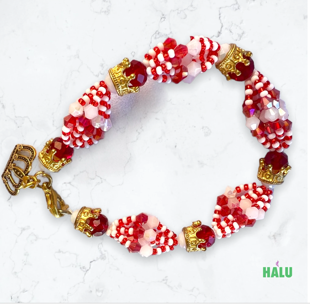 Ilde de Mazo Shango/ Crown Shango Bracelet / Manilla de Shango/ Santeria Osha