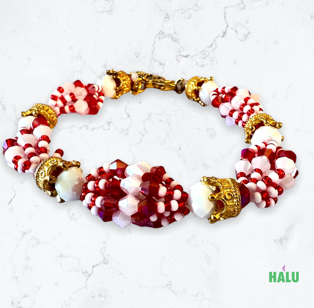 Ilde de Mazo Shango/ Crown Shango Bracelet / Manilla de Shango/ Santeria Osha