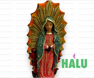 13" Virgen de Guadalupe / Our Lady of Guadalupe Incense Statue / Santo