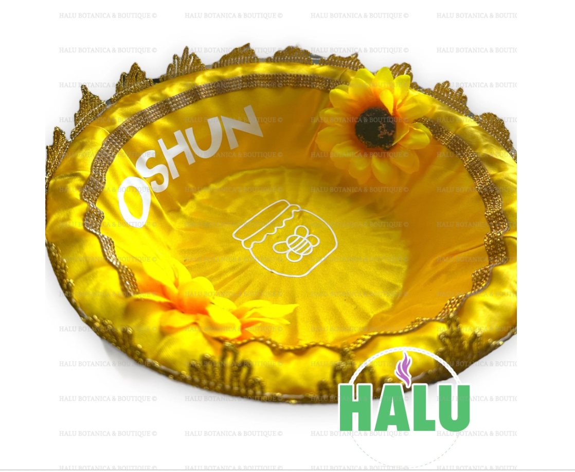 Cesta Mediana Oshun/ Oshun Medium Offering Basket/Santeria