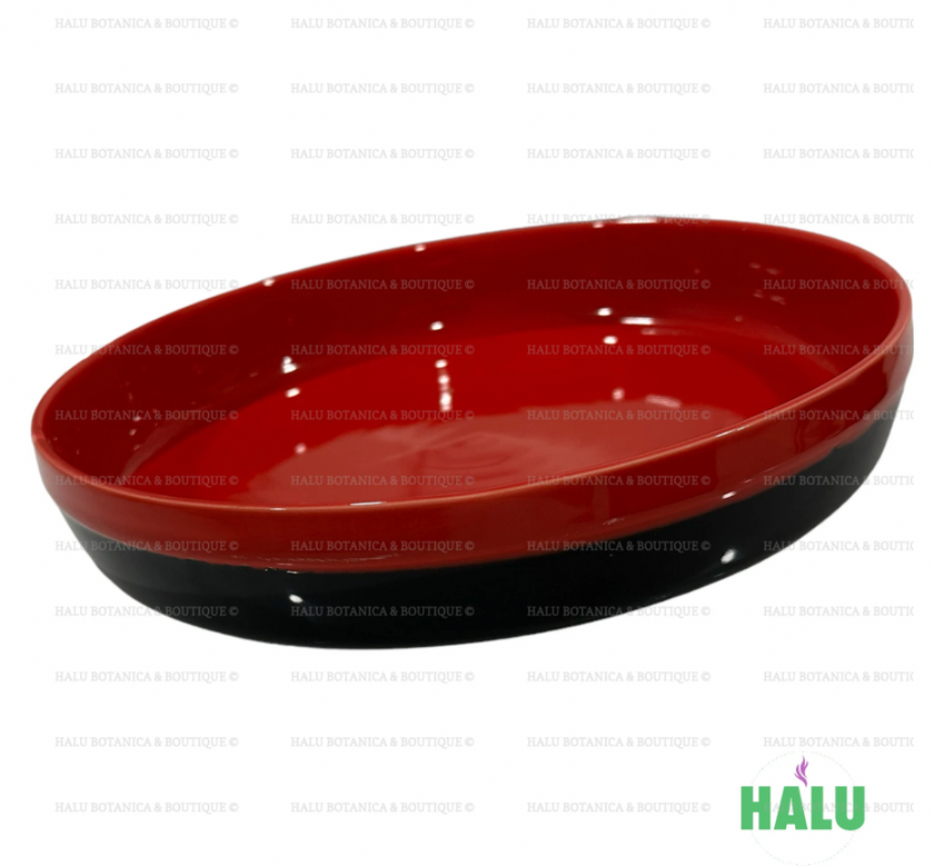 Plato Grande de Barro Elegua 12"/ Eshu Elegua Large Plate