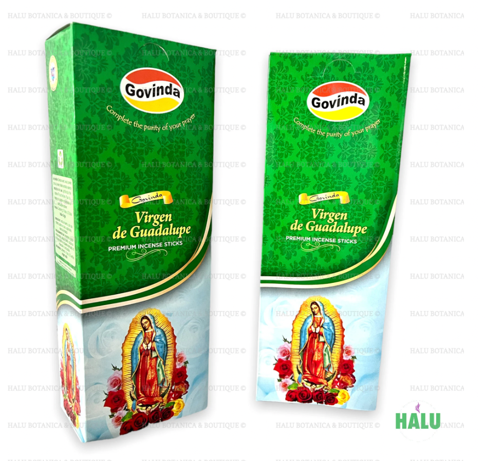 Virgen de Guadalupe Incienso/ Our Lady of Guadalupe Incense Sticks / Incienso Santo