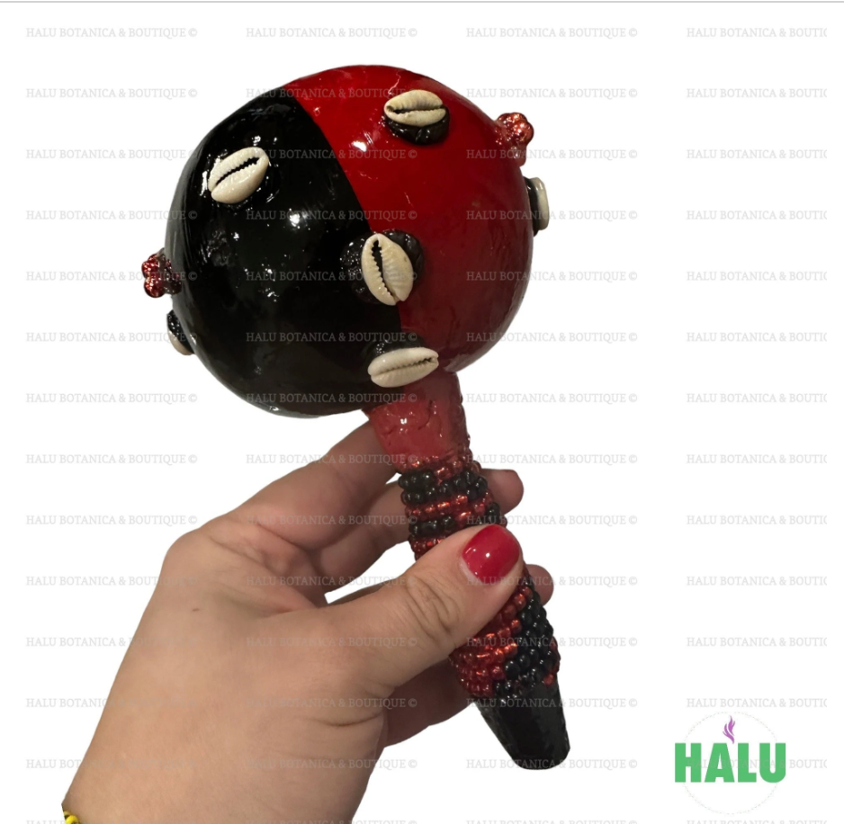 Maraca para Elegua Caracol/ Elegua Eshu Maraca/ Santeria IFA