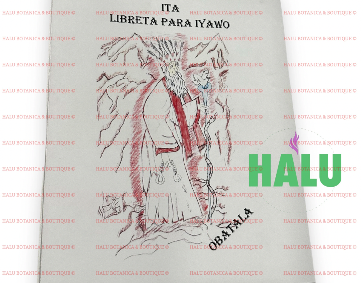 Libreta de Santo Obatala Moderna/ Libreta ITA Obbatala Santeria Iyawo