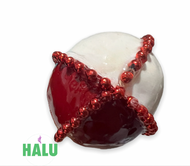 Maraca para Shango Brillante Rojo/ Chango Maraca/ Santeria IFA