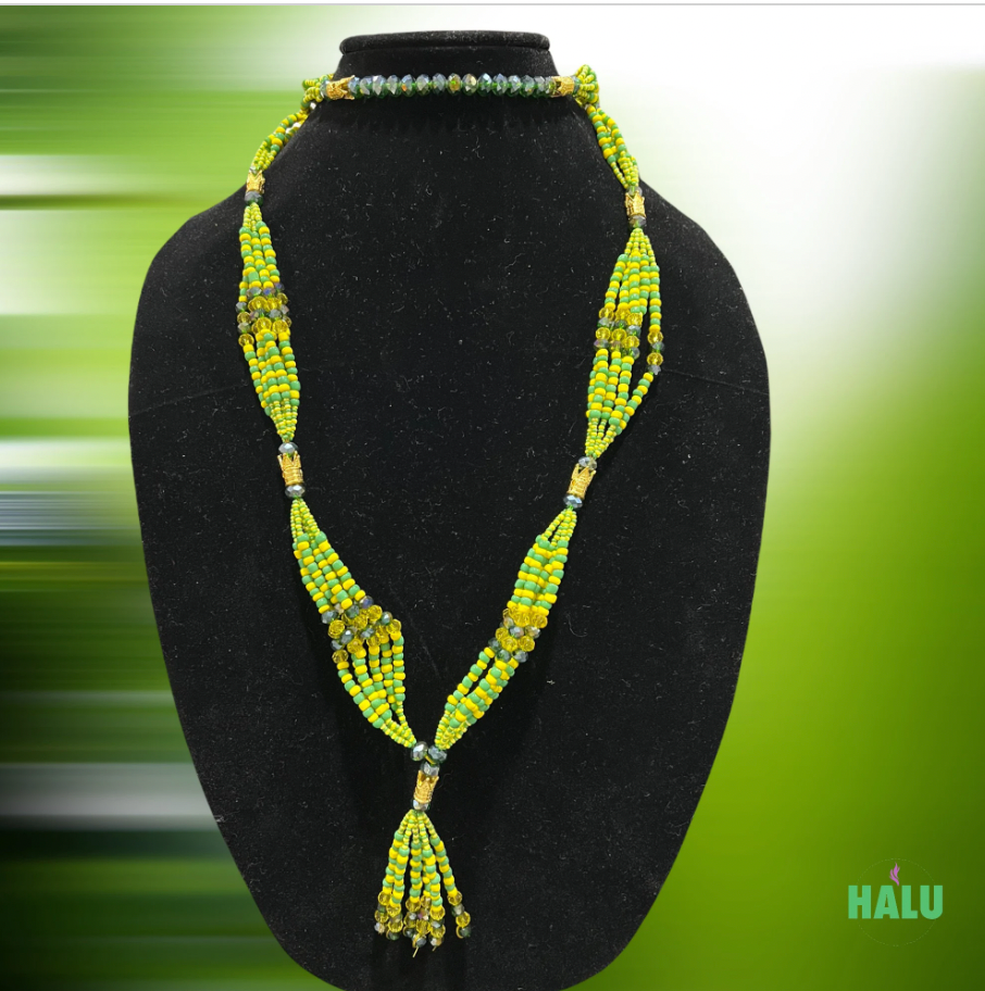 25” Collar de Mazo Orula con Ilde / Orunmila Mazo Necklace with Ilde 25” / Collar de Babalao