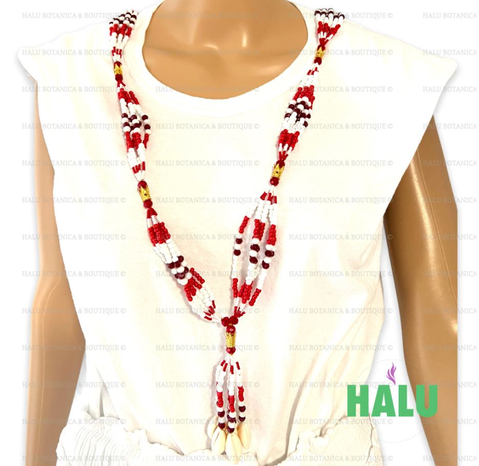 Collar de Mazo Shango con Ilde / Chango Mazo Necklace with Ilde/ Collar de Santo