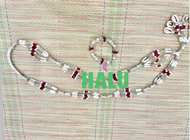 25” Collar de Mazo Obatala Ayaguna con Ilde / Santeria Collar de Santo