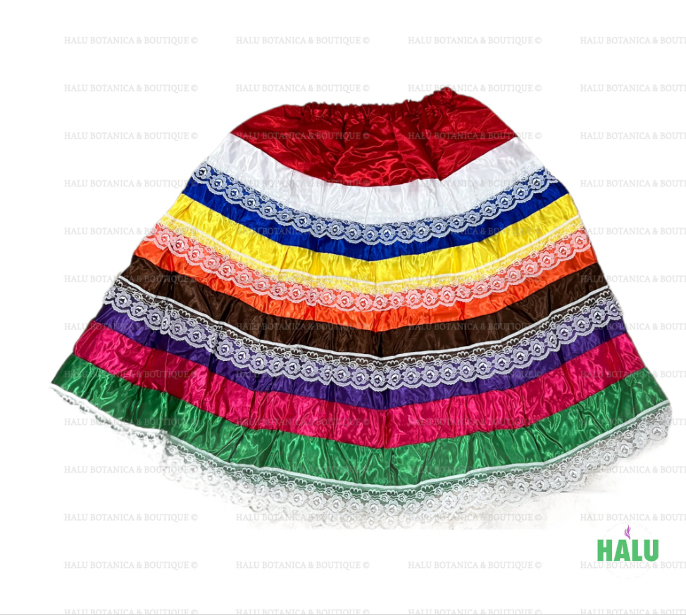 9 Colors Skirt/ Saya 9 Colores/ Santeria/ Yoruba