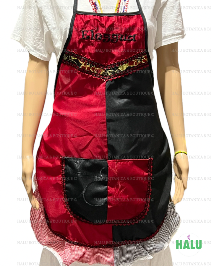 Set Delantal y Quilla Elegua/Set Apron and Bandana for Elegua/Santeria