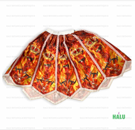 Saya estampada Shango/ Stamped Shango Skirt/ Beautiful Skirt for Santeria/ Shango