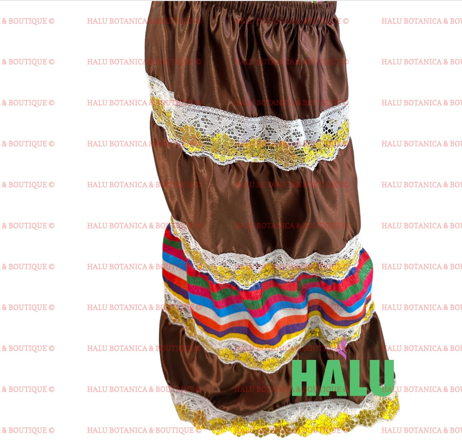 Oya Colors Skirt/ Saya Oya/ Santeria/ Yoruba