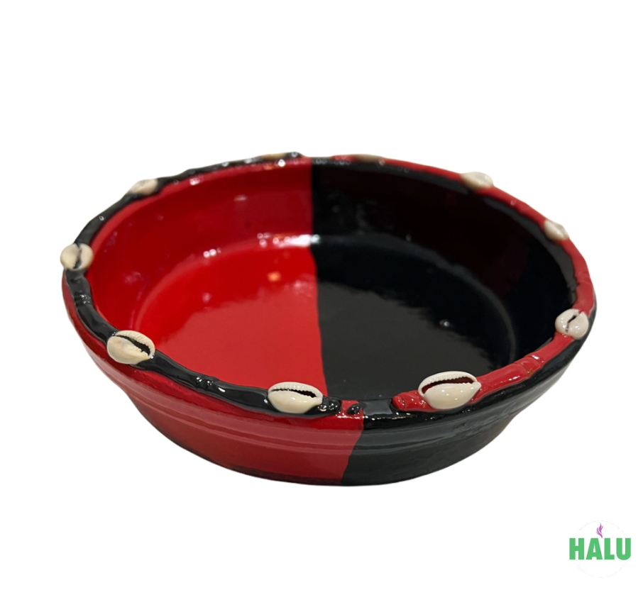 Plato de Barro Elegua Combo/ Eshu Elegua Plate Combo