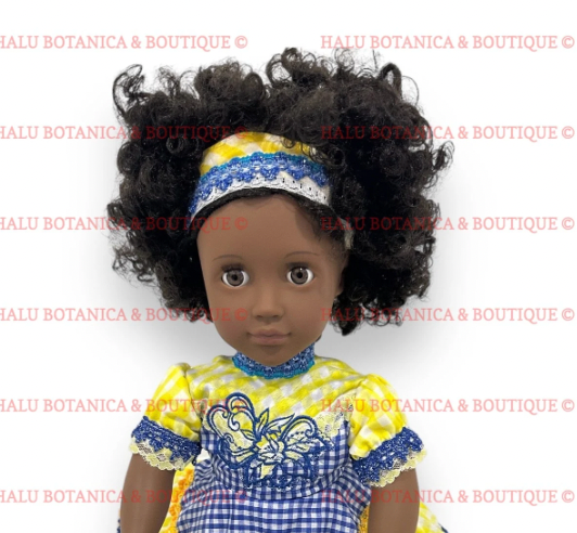 18" Muñeca Religiosa Oshun Yemaya Dos Aguas/ Oshun Yemaya Two Waters Muñeca Religiosa Santeria